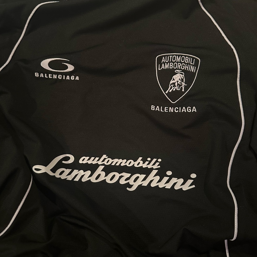 Balenciaga Black Logo Jacket